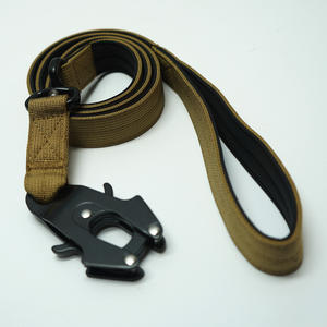 Laisse pour chien en nylon réfléchissant écologique avec logo personnalisé, mousqueton à dégagement rapide, personnalisation couleur et logo - Product Image 2