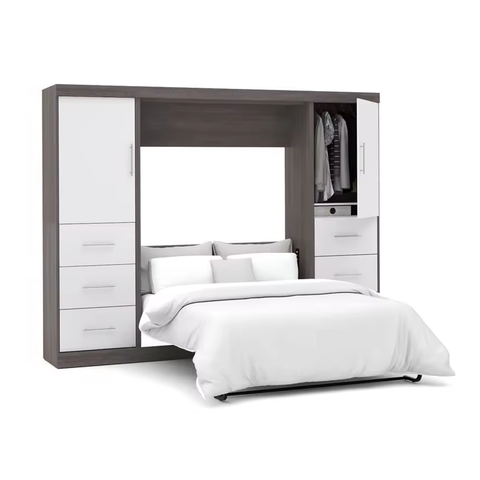 Curated visual reference: Gallery Detail: Custom Modern Hidden Bed Wall Saving Space Twin Queen King