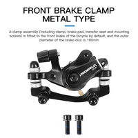 Freno Hidráulico para Bicicleta, Caliper de Freno de Disco Hidráulico MTB de 140/160/180 mm
