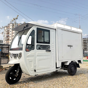 Qfb150m 600kg Công suất điện ba bánh chở hàng 3-bánh xe điện xe kéo đóng Armenia di động điện loader 600kg điện - Product Image 4