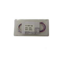 Splitter FBT Tabung Baja Mini 0.9mm Rasio Pembagian 1x2 1/99 hingga 33/67 Kompatibel POE Bahan PVC LSZH