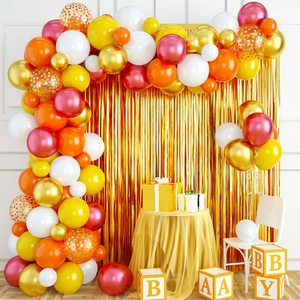 Kids Birthday Party Decoration <strong>Balloon</strong> Set Multi-Color <strong>Tassels</strong> Happy Arch Door Latex Earth Day Occasions 5inch 10inch 12inch - Product Image 4