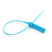 Scellé de sécurité en plastique pour camion, polyvalent, à serrage progressif, avec impression laser, longueur totale 450 mm, longueur de travail 375 mm
