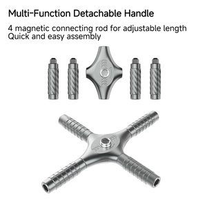 Jeu de tournevis à cliquet 34 en 1, kit de tournevis avec poignée détachable, outil de réparation portable pour l'électronique, les meubles, les vélos - Product Image 2
