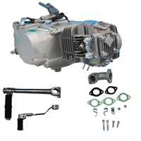 Ensemble Moteur YX140cc à Démarrage au Pied et Embrayage Manuel pour Pit Bike, Cylindre en Alliage Jeté à l'Air Refroidi par Air, Quatre Vitesses pour Moto (Échantillon)