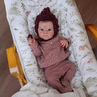 20 Zoll/50cm 55cm 60cm Lebensechte Weiche Silikon-Vinyl Kleinkind-Puppe Junge Liebenswert Wiedergeboren Erwacht Mit Weichem Haar Babypuppen
