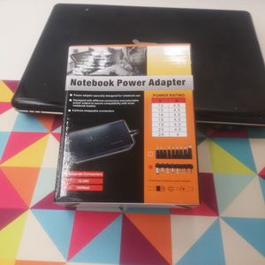 อะแดปเตอร์แปลงไฟสำหรับโน้ตบุ๊ก 12-24V 100W เครื่องชาร์จแล็ปท็อปอเนกประสงค์พร้อมขั้วต่อแบบเปลี่ยนได้ 8 ตัว - Product Image 1
