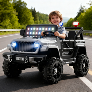 Quad électrique pour enfants unisexe 12 volts, voiture à pédales sportive 4x4 à 4 roues avec télécommande parentale, jouet en plastique alimenté par batterie - Product Image 1