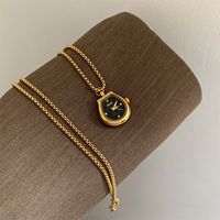 Montre pendentif quartz femme luxe vintage, montre de poche forme fer à cheval, longue chaîne pull