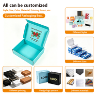 Caja de Embalaje Corrugada Plegable Personalizada, Impresa y Resistente, con Asa, al por Mayor