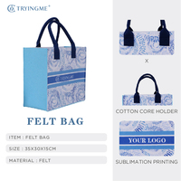 Tas tangan desainer unik untuk Studio, tas tangan uniseks bordir dengan Logo kustom untuk pria dan wanita