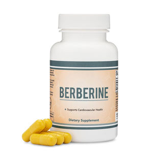 Suplemento natural da pureza do extrato 98% do HCl <span class=keywords><strong>Coptis</strong></span> <span class=keywords><strong>Chinensis</strong></span> da berberina do OEM do costume da fábrica para a gestão de peso anti-inflamatório - Product Image 1