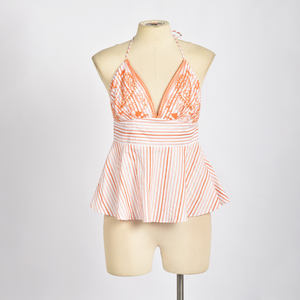 Garantie de qualité Vêtements luxueux pour femmes Vêtements en pur coton à col en V de qualité supérieure - Product Image 1