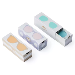 Caja de Regalo de Cartón con Cajón Deslizante y Logotipo Personalizado para Gafas y Lentes de Sol, Estuche de Papel para Empaque de Gafas de Primera Calidad - Product Image 1