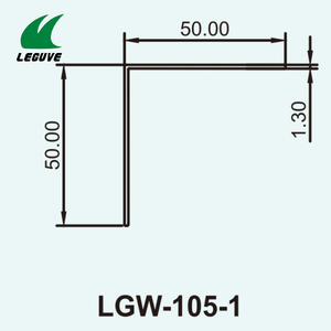 PVC Profile Factory Heavy Duty Custom Size L Shape Acid-Resistant Water-Resistant Eco-Friendly Plastic <strong>Corner</strong> Guards for - Product Image 6