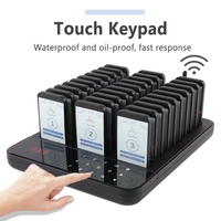 Système d'appel sans fil pour bar, café, restaurant, avec 30 bipeurs vibrants, rechargeable, étanche, système de pagination pour file d'attente