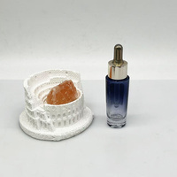 Nouvelle conception 2026 – Flacon cosmétique en verre droit dégradé avec compte-gouttes 25ml 50ml – Emballage cosmétique personnalisé avec logo par pulvérisation