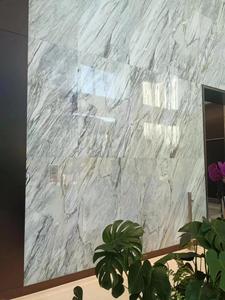 Lujo pulido decoración del hogar Calacatta <span class=keywords><strong>Manhattan</strong></span> mármol piedra losa azulejos - Product Image 3