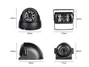 8 Channel GPS 1080N AHD Real-time Monitoring Mobile HDD DVR Camera Kit with 6 IR Cameras for Truck/Bus/Van/RV - Product Image 3