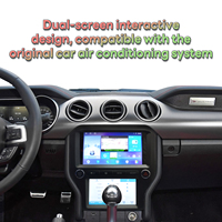 Autoradio Android 9 pouces 4+64G avec GPS, CarPlay, Android Auto, lecteur multimédia pour Ford Mustang 2015-2021