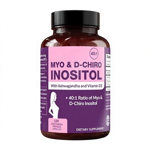 Cápsulas <span class=keywords><strong>de</strong></span> Inositol, Suplementos para la Salud <span class=keywords><strong>de</strong></span> Adultos, 120 Cápsulas Vegetarianas, Mejora la Memoria y el Sueño, Vitamina D3, <span class=keywords><strong>Ashwagandha</strong></span> - Product Image 1