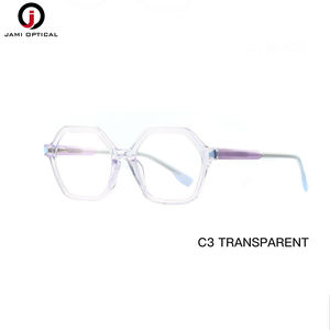 للبيع بالجملة الأكثر مبيعًا نظارات بصرية نسائية خفيفة الوزن للغاية بإطار سداسي أنيق - Product Image 6
