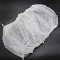 Cage à oiseaux en nylon souple, aérée, pratique, filet en maille, jupe de protection, chaîne solide, acceptable, 1000 pièces
