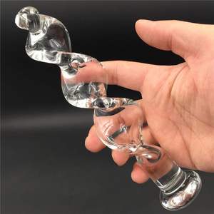 BDSM steker <span class=keywords><strong>Anal</strong></span> kaca Fetish mainan seks untuk wanita sisipan Vagina <span class=keywords><strong>Anal</strong></span> Stimulator kristal Buttplug untuk pijat prostat Vagina - Product Image 6