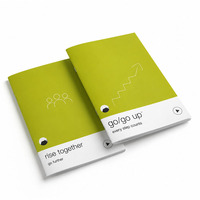 Brochure d'entreprise, catalogue, dépliant, manuel imprimés en couleur sur mesure sur carton