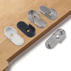 Modern <b>Wall</b> Mount Clothes Drying Rod Base & Clothing Holder Furniture Hardware Zinc Alloy Detachable Design - Product Image 1