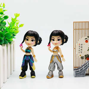 Set <span class=keywords><strong>de</strong></span> 6 Figuras <span class=keywords><strong>de</strong></span> Acción <span class=keywords><strong>de</strong></span> Anime Kpop Demon Hunters, Muñecos <span class=keywords><strong>de</strong></span> PVC para Decoración <span class=keywords><strong>de</strong></span> Pasteles, Modelo MR 1:24 - Product Image 1