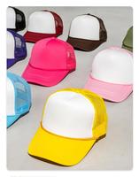 Gorra de béisbol unisex ajustable de 100% poliéster, gorra de camión con parasol de malla deportiva informal básica personalizada para adultos, talla única para todos los dorados