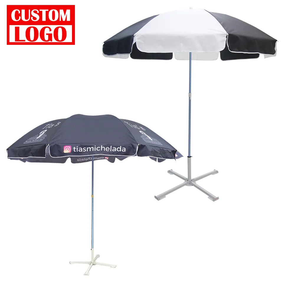 販促用屋外ビーチ傘UVはビーチ傘を避けます屋外サンガーデンパラソル傘