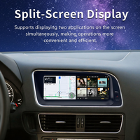 Lecteur DVD de voiture multimédia sans fil Android Qualcomm 8,8 pouces avec Carplay pour Audi Q5 2008 - 2017, écran 4G, GPS, récepteur Navi