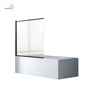Nouveau <span class=keywords><strong>pare</strong></span>-douche <span class=keywords><strong>coulissant</strong></span> en verre de <span class=keywords><strong>baignoire</strong></span> de conception avec l'aluminium se pliant de mur de pivot - Product Image 1