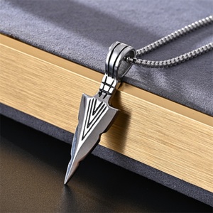 Collana con Ciondolo in Acciaio Inossidabile 316L per <span class=keywords><strong>Uomo</strong></span>, Design Nordico con Martello di Thor, Ascia Vichinga, Ancora Navale e Pallone da Calcio - Product Image 3