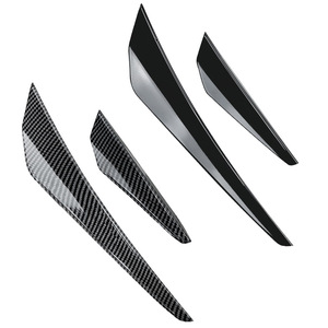 Volkswagen Golf MK8 Side Front Air Intake Modification Piano Black Carbon Fiber Texture ABS Adhesive Install Car Decals - Product Image 4