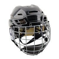 Casque de hockey sur glace personnalisé en usine, couleur et logo : équipement de protection pour le hockey sur glace, le roller et la boxe pour les jeunes et les adultes