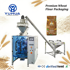 Machine d'emballage VFFS automatique haute précision YH pour farine <span class=keywords><strong>de</strong></span> blé, pour l'emballage en sachet <span class=keywords><strong>de</strong></span> 1 à <span class=keywords><strong>5</strong></span> <span class=keywords><strong>kg</strong></span> <span class=keywords><strong>de</strong></span> farine <span class=keywords><strong>de</strong></span> maïs - Product Image 1