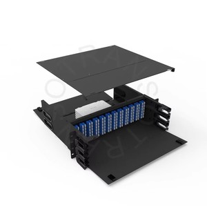 FM loạt 3ru mật độ cao sợi quang Patch Panel 12X nạp hợp Cassette 4G/3G/5G 24 lõi FTTH SC FC mối nối khoảng cách - Product Image 2