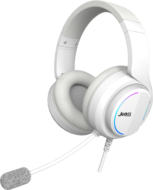 Wired+Wireless Dual Mode Over Ear Leather Gaming Headset with RGB Lighting and IPX3 Waterproof for Desktop/Laptop and Travel