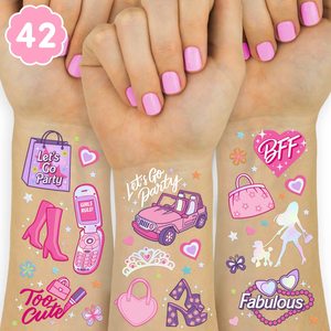 Bachelorette Kids Temporary Tattoo <strong>Stickers</strong> Waterproof Designs for Face Printed for Western Party Theme - Product Image 1