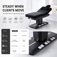 Table de massage électrique OEM à 3 moteurs avec interrupteur au pied, réglable en hauteur, mobilier de salon