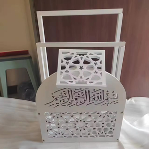 Supporto da parete o da terra per <span class=keywords><strong>asciugamani</strong></span> Ramadan, decorazione musulmana, mensola per Corano, organizer per tappetini da preghiera, <span class=keywords><strong>porta</strong></span> <span class=keywords><strong>asciugamani</strong></span> islamico in <span class=keywords><strong>legno</strong></span> - Product Image 2