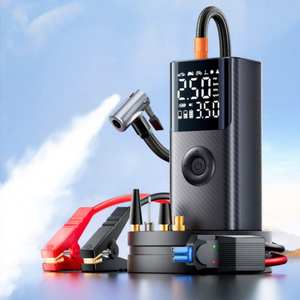 Arrancador de Coches Derussin con Bomba de Aire, Cargador de Batería Inteligente Todo en Uno, Pantalla Dual, Corriente Máxima de 300A, Iluminación LED para Automóviles de Pasajeros - Product Image 1