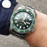 Montres automatiques mécaniques pour hommes, étanches, lumineuses, en acier inoxydable 316L de classe saphir 42,5 mm, Fashion Business