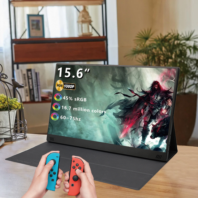 15.6'' Gaming Monitor 1080P Portable Display Touchscreen Portable Monitor