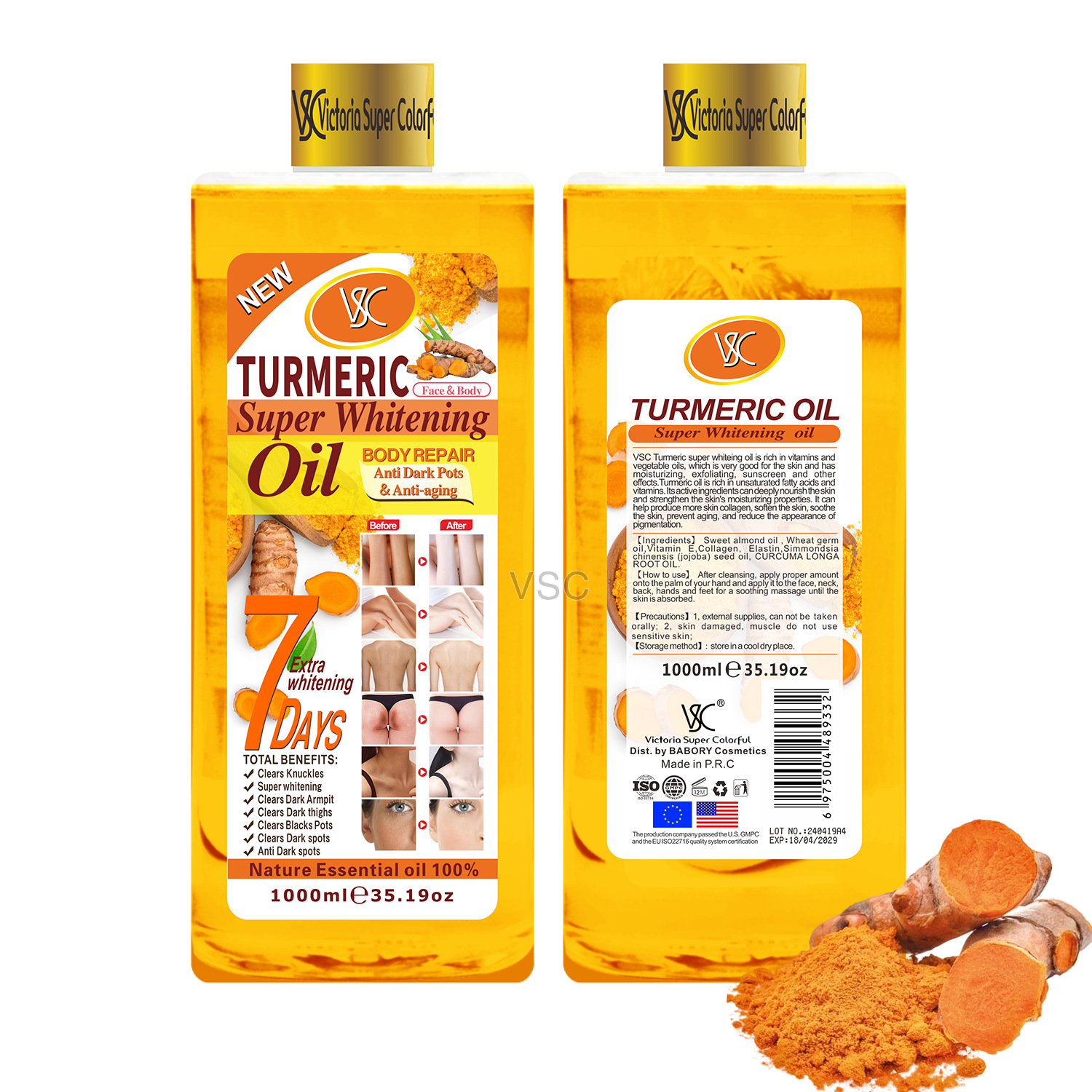 Huile de curcuma