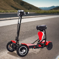 2026 Baichen 250W*2 Brushless Premium Ringan Lipat 4 Roda Kendaraan Listrik untuk Pengguna Lansia