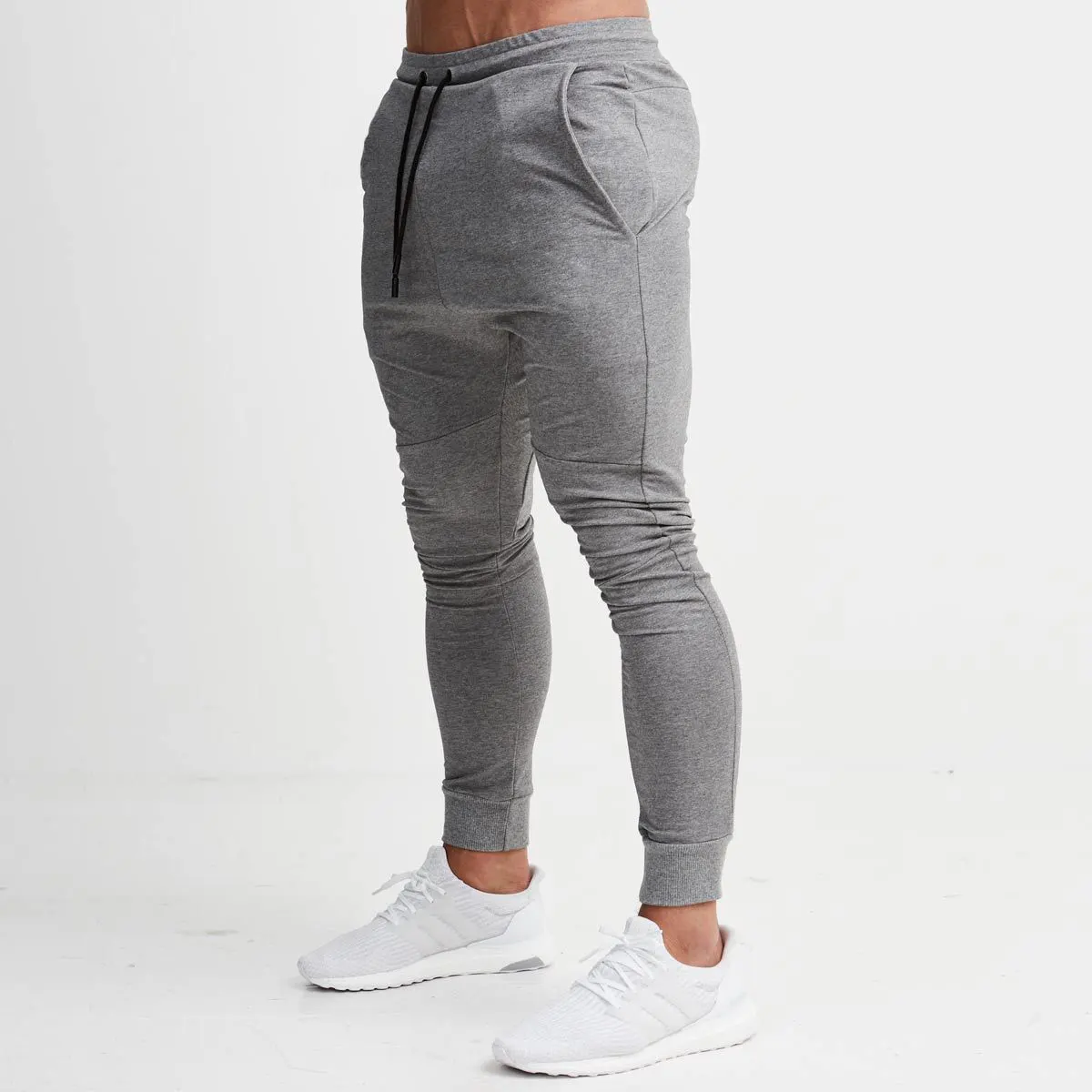 Pantaloni degli uomini più di formato personalizzato palestra sport organico di Pista Casuale Pantaloni Della Tuta da jogging di fitness mens pantaloni & pantaloni